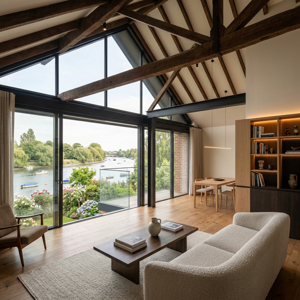 Luxury dormer loft conversion in barnes