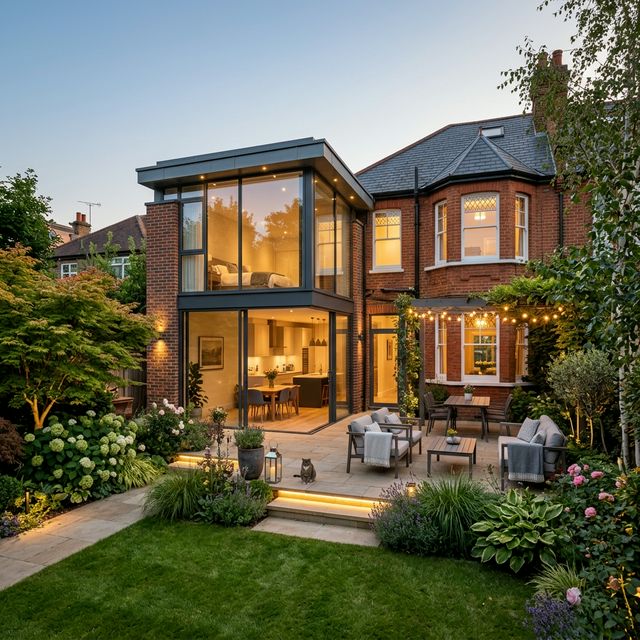 Luxury side return extensions in golders green