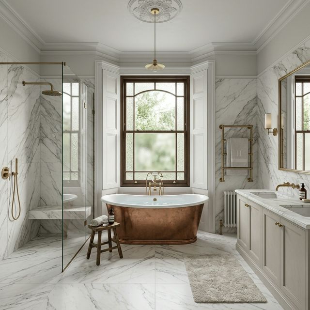 Luxury bathroom renovation in hampstead