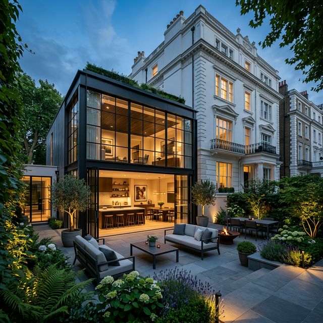 Luxury house extensions in mayfair