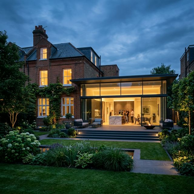 Luxury side return extensions in st johns wood